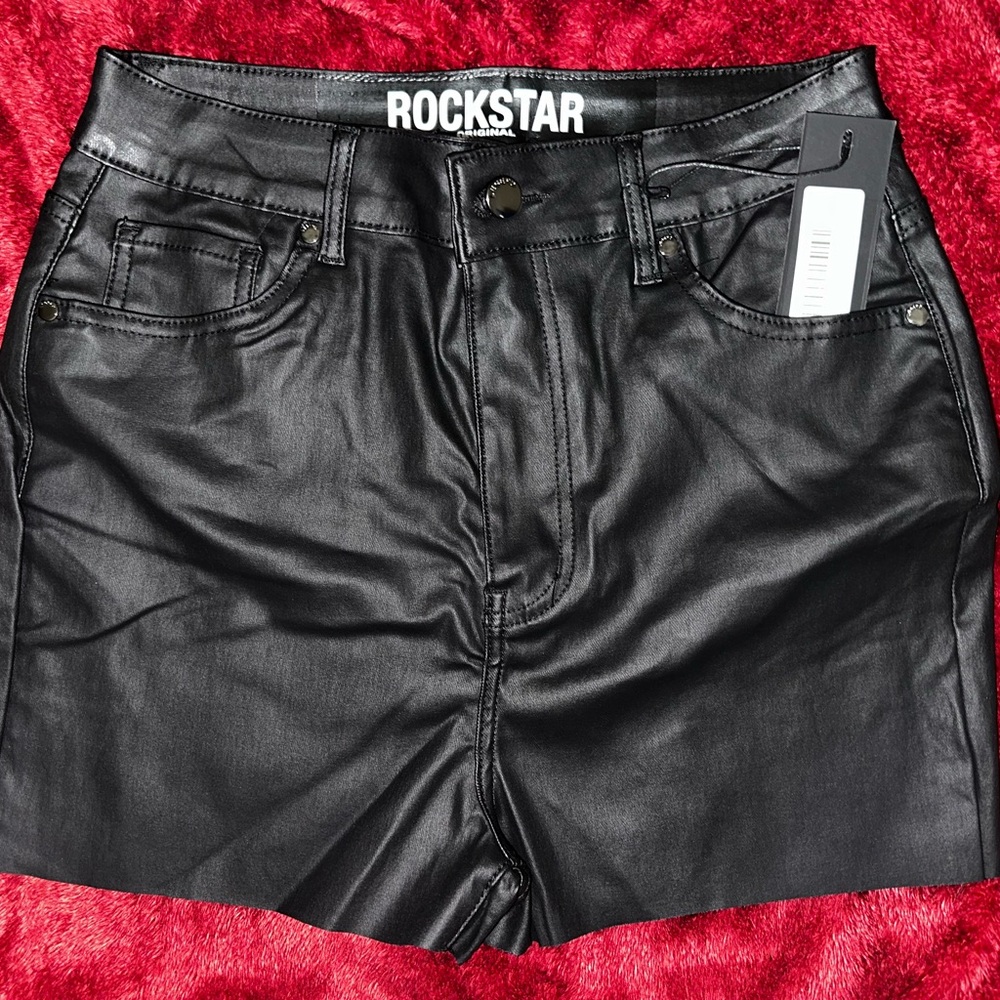 Women's High Waist Black Shorts